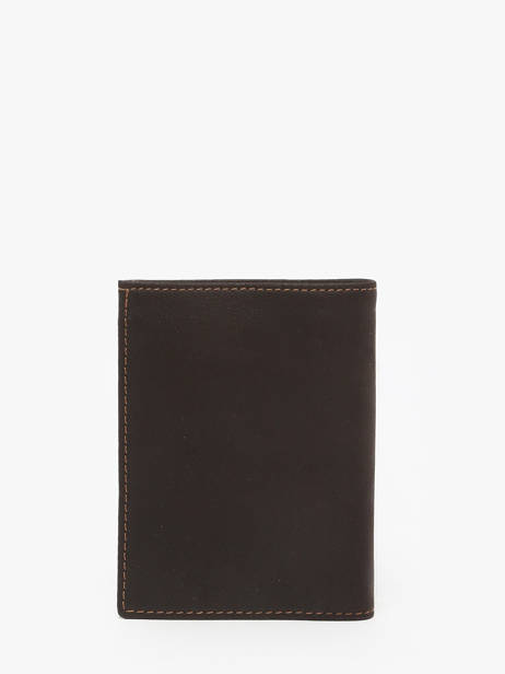 Portefeuille Oil Cuir Etrier Marron oil EOIL241 vue secondaire 3